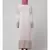 Lt. Pink/Skin Upper Georgette Inner Premium Sine Nida Two Layers Hand work Party Wear Abaya