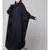 Navy Blue Matt Nida Head to toe long cuff ready to wear one pc hijab with Naqab