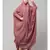 Mauve Pink Matt Nida Head to toe long cuff ready to wear one pc hijab with Naqab