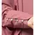 Mauve Pink Matt Nida Head to toe long cuff ready to wear one pc hijab with Naqab