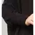 Black 100% Viscose Knits /Jersey Head to toe smocking at sleeve ready to wear one pc hijab with Naqab