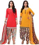 Multicolor floral print crepe salwar