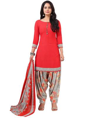 Multicolor floral print crepe salwar 2