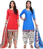 Multicolor floral print crepe salwar