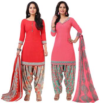 Multicolor floral print crepe salwar 1