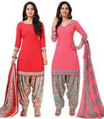 Multicolor floral print crepe salwar