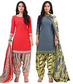 Multicolor floral print crepe salwar