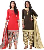 Multicolor floral print crepe salwar