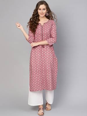 Varanga Grey Floral Printed Straight Kurta With Buttons 1