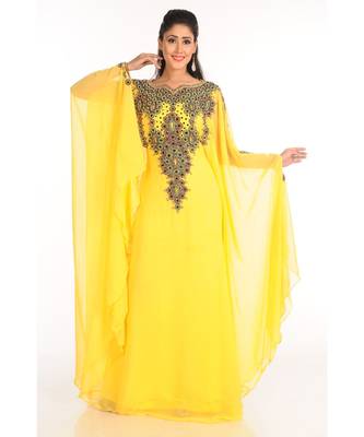 Dubai Morocan Arabic Islamic Kaftan Dress 1