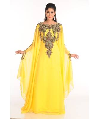 Dubai Morocan Arabic Islamic Kaftan Dress 2