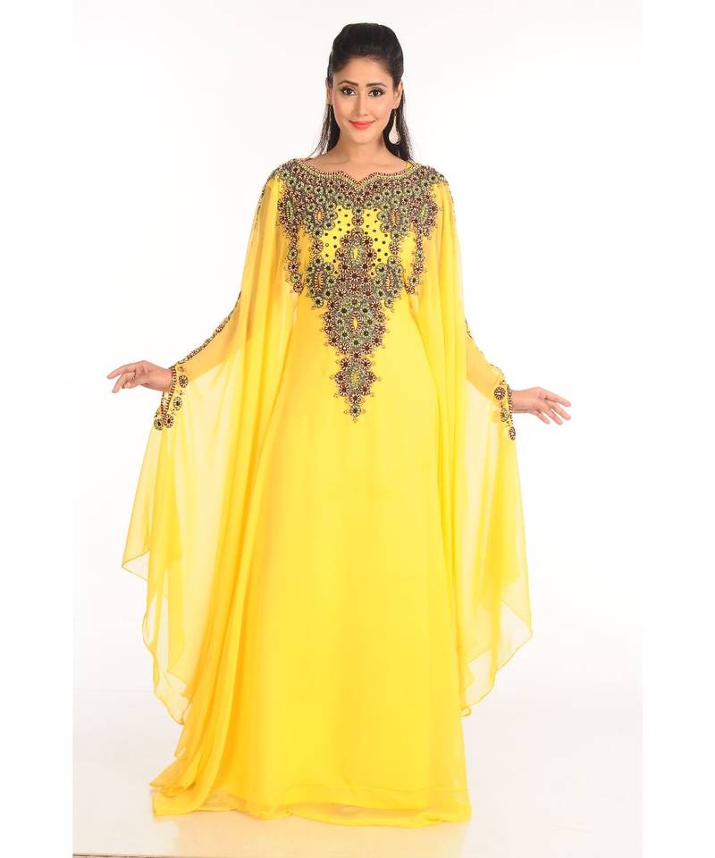 Dubai Morocan Arabic Islamic Kaftan Dress