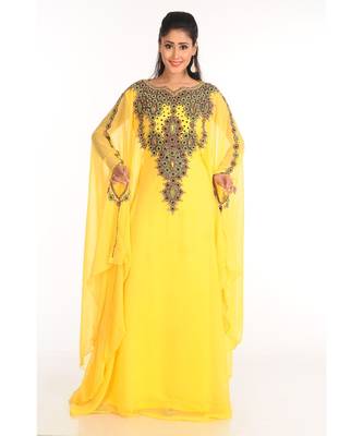 Dubai Morocan Arabic Islamic Kaftan Dress 3
