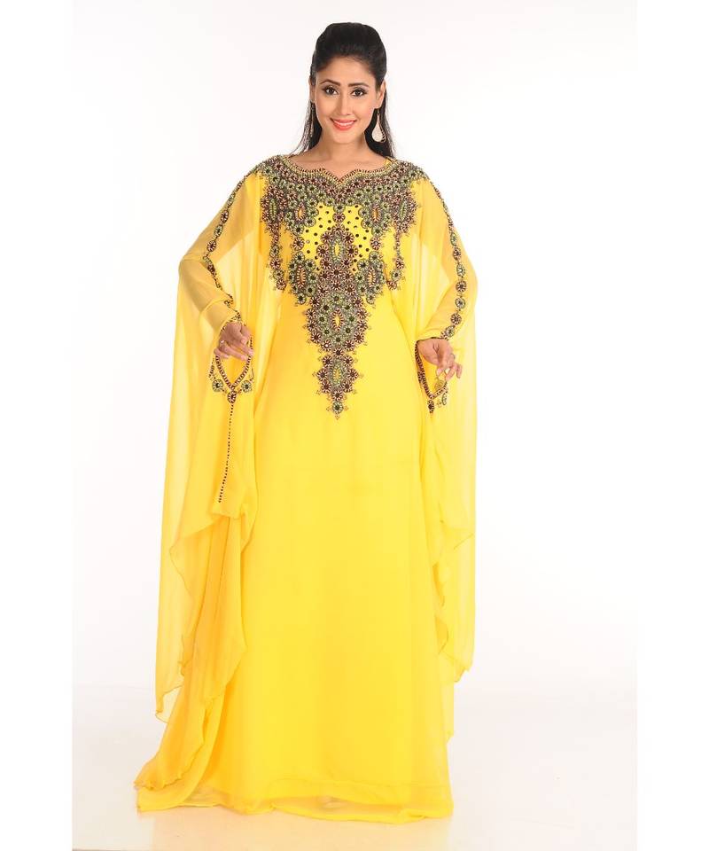 Dubai Morocan Arabic Islamic Kaftan Dress