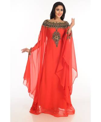2018 Ramadan Eid Moroccan Kaftan Islamic Moroccan Jalabiya Dress 1