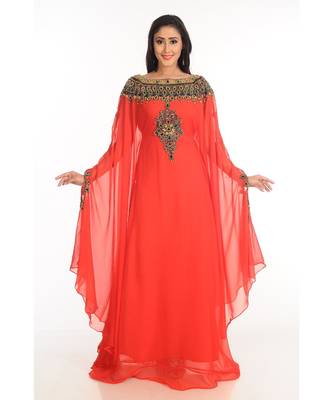 2018 Ramadan Eid Moroccan Kaftan Islamic Moroccan Jalabiya Dress 3