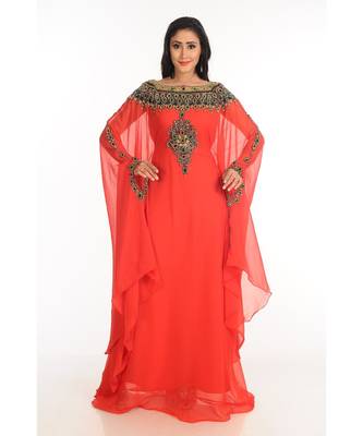 2018 Ramadan Eid Moroccan Kaftan Islamic Moroccan Jalabiya Dress 4