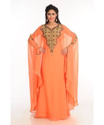 Modern Islamic Arabic Kaftan Dress For Weddin Gown Party Wear Dress 1