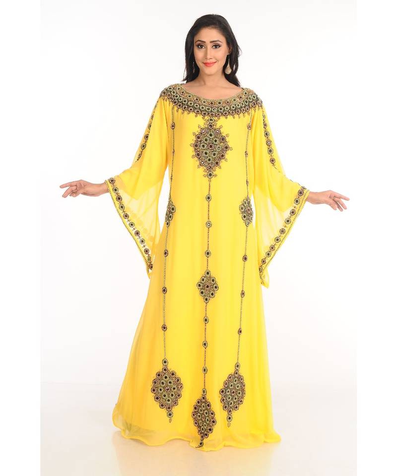 Dubai Morocan Arabic Islamic Kaftan Dress