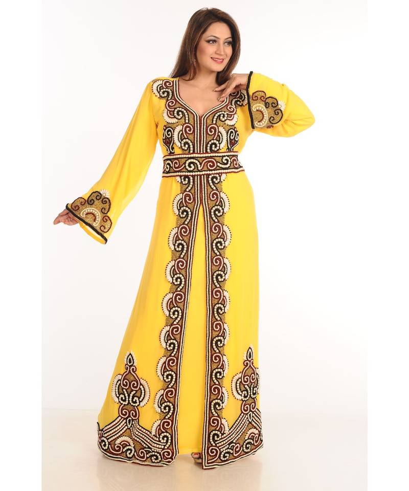 Eid Dubai Kaftan Dress Moroccan Kaftan Dress
