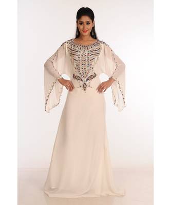 Modern Islamic Arabic Kaftan Dress For Weddin Gown Party Wear Dress 2