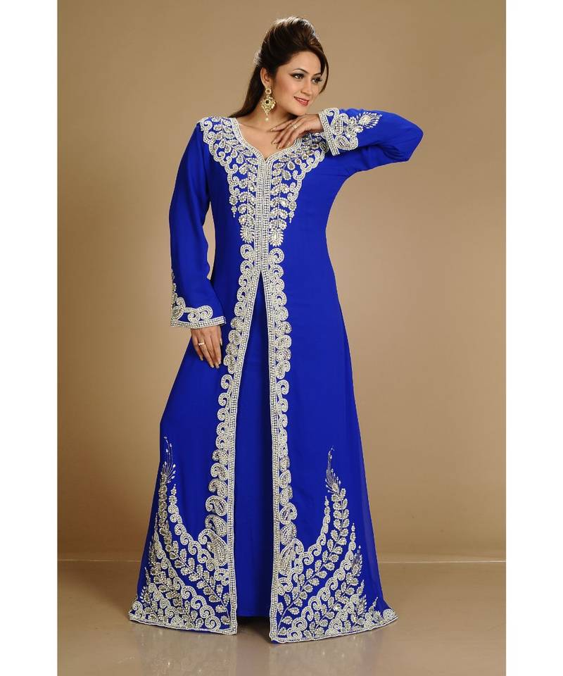 2018 Ramadan Eid Moroccan Kaftan Islamic Moroccan Jalabiya Dress