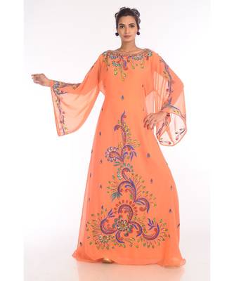 Beautiful Moroccan Islamic Wedding Gown Party Wear Gown For Women 1