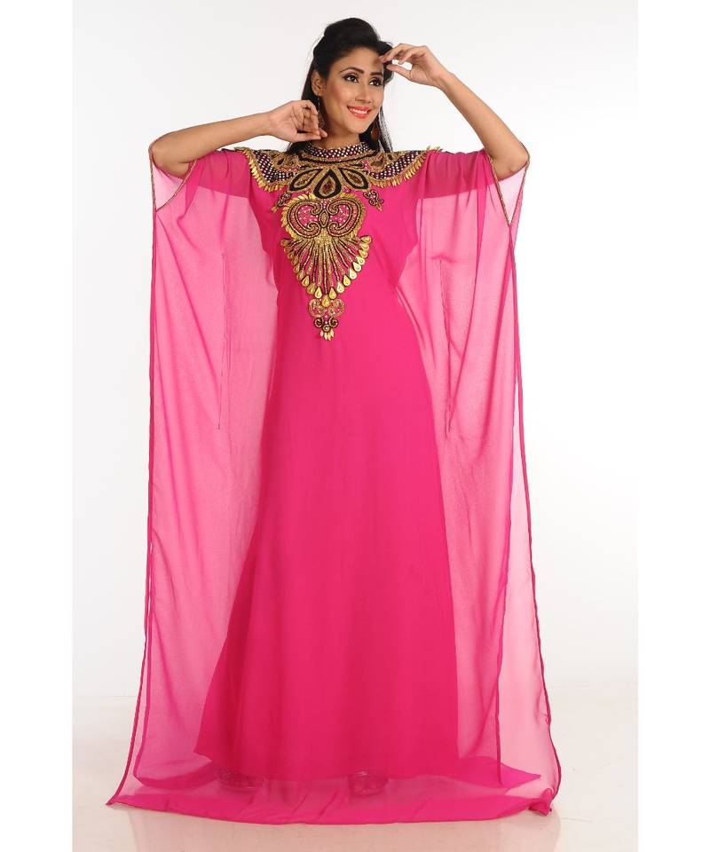 Modern Islamic Arabic Kaftan Dress For Weddin Gown Party Wear Dress