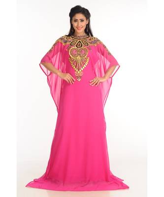 Modern Islamic Arabic Kaftan Dress For Weddin Gown Party Wear Dress 4