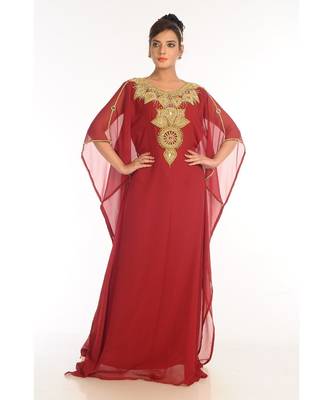 2018 Ramadan Eid Moroccan Kaftan Islamic Moroccan Jalabiya Dress 1