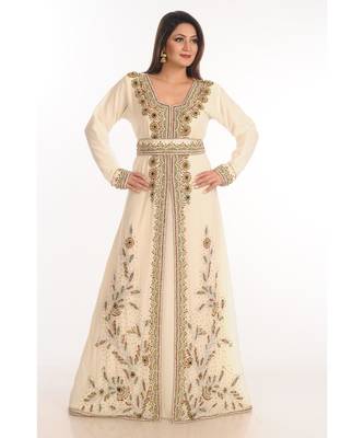 Modern Islamic Arabic Kaftan Dress For Weddin Gown Party Wear Dress 1