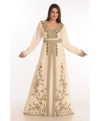 Modern Islamic Arabic Kaftan Dress For Weddin Gown Party Wear Dress 2