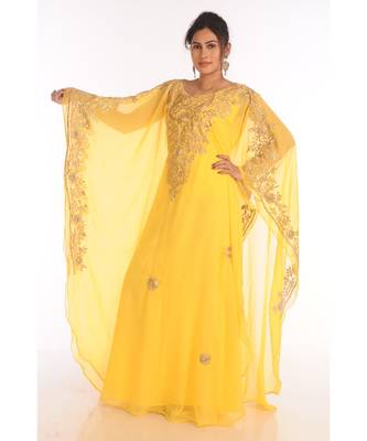 2018 Ramadan Eid Moroccan Kaftan Islamic Moroccan Jalabiya Dress 5