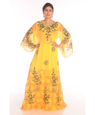 2018 Ramadan Eid Moroccan Kaftan Islamic Moroccan Jalabiya Dress 1