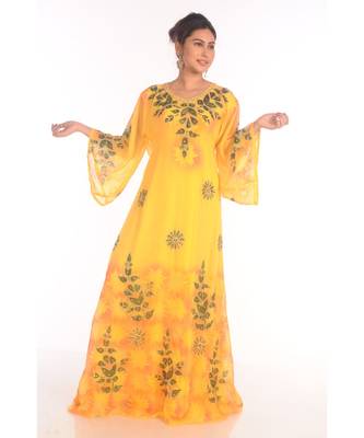2018 Ramadan Eid Moroccan Kaftan Islamic Moroccan Jalabiya Dress 2