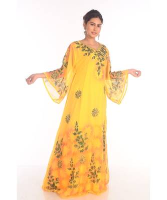 2018 Ramadan Eid Moroccan Kaftan Islamic Moroccan Jalabiya Dress 4