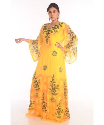 2018 Ramadan Eid Moroccan Kaftan Islamic Moroccan Jalabiya Dress 5
