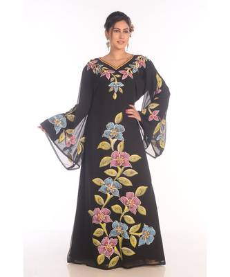 New Moroccan Arabic Islamic Party Wear Party Dress For Women 2