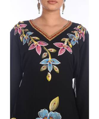 New Moroccan Arabic Islamic Party Wear Party Dress For Women 3