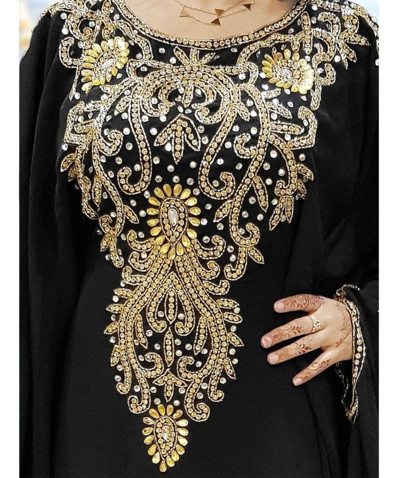 2018 Ramadan Eid Moroccan Kaftan Islamic Moroccan Jalabiya Dress
