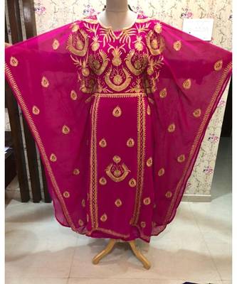 Dubai Morocan Arabic Islamic Kaftan Dress 1