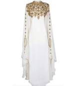 Gandura Dubai Moroccan Arabic Traditional Party Thobe Kaftan