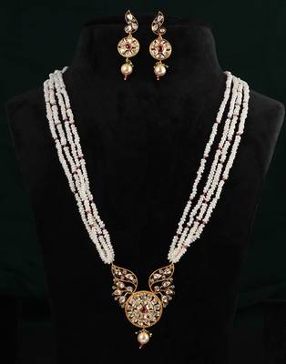 Real Natural Hyderabadi pearls Set With Certificate 1