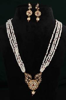 Real Natural Hyderabadi pearls Set With Certificate