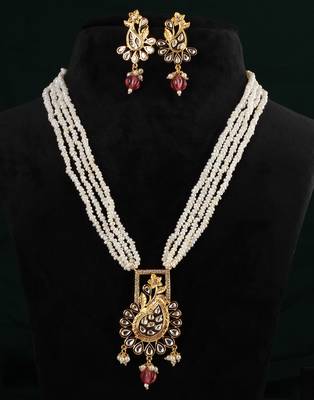 Real Natural Hyderabadi pearls Set With Certificate 1