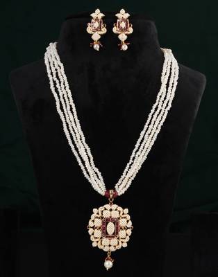 Real Natural Hyderabadi pearls Set With Certificate 1