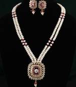 Real Natural Hyderabadi pearls Set With Certificate