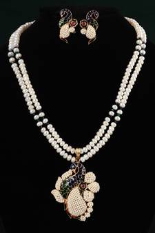 Real Natural Hyderabadi pearls Set