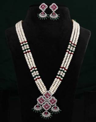 Real Natural Hyderabadi pearls Set With Certificate 1