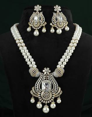 Real Natural Hyderabadi pearls Set With Certificate 1